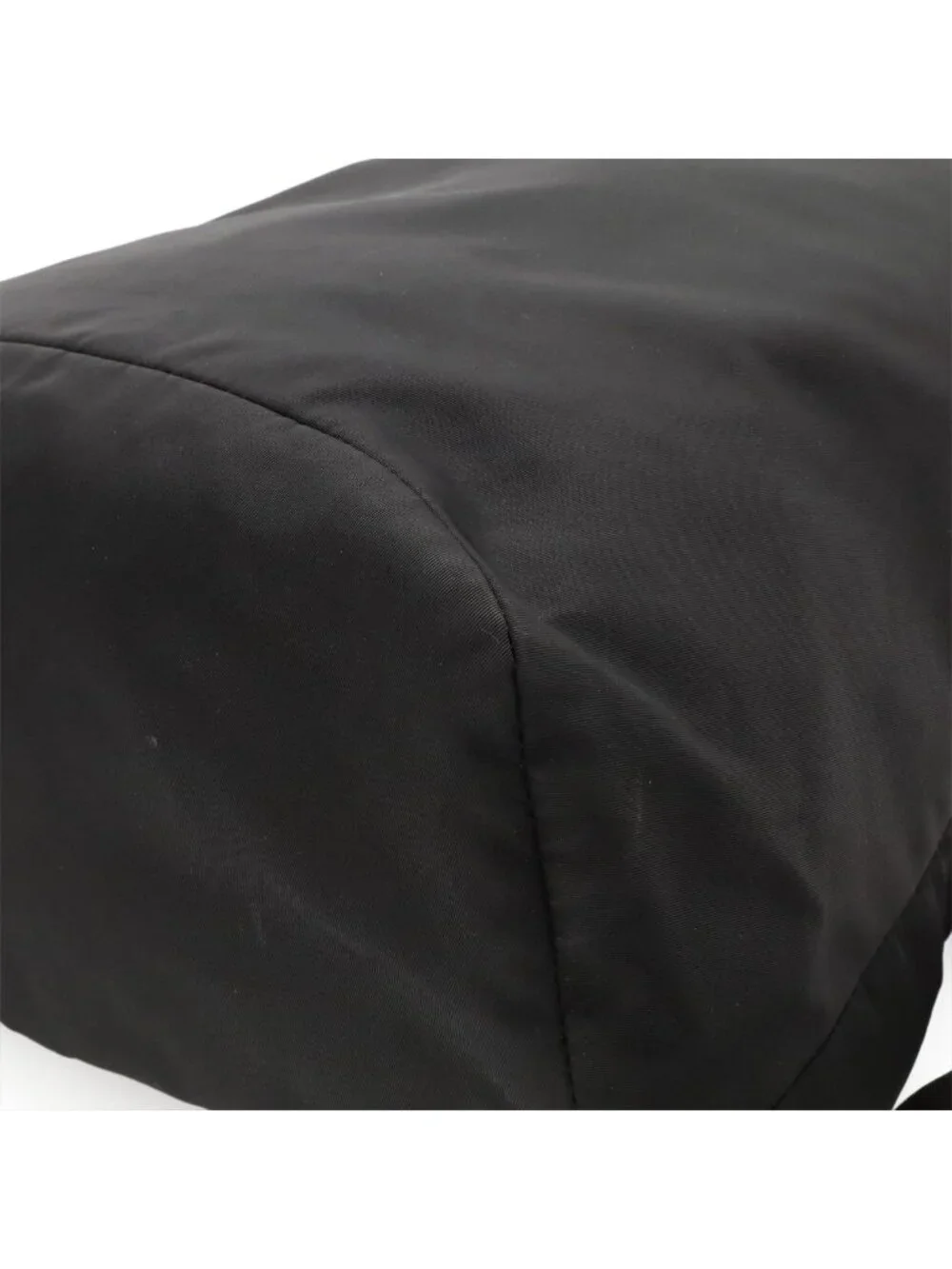 Prada Backpack Nylon Leather Nero Black Silver